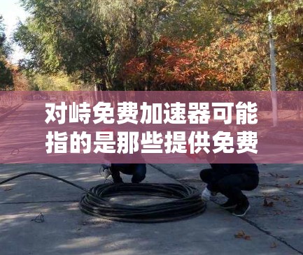 对峙免费加速器可能指的是那些提供免费或低费用的在线加速服务的工具。以下是一些常见类型及其特点 对峙免费加速器可能指的是那些提供免费或低费用的在线加速服务的工具。以下是一些常见类型及其特点