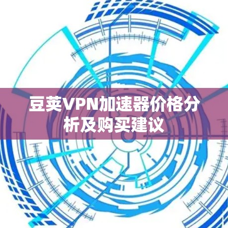 豆荚VPN加速器价格分析及购买建议