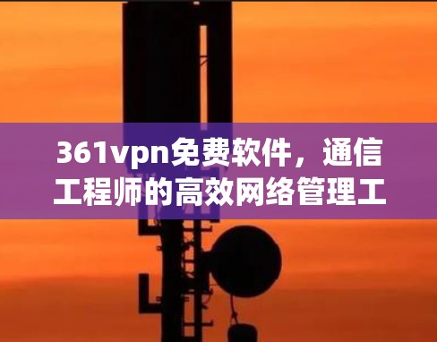 361vpn免费软件，通信工程师的高效网络管理工具