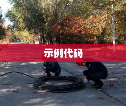 示例代码