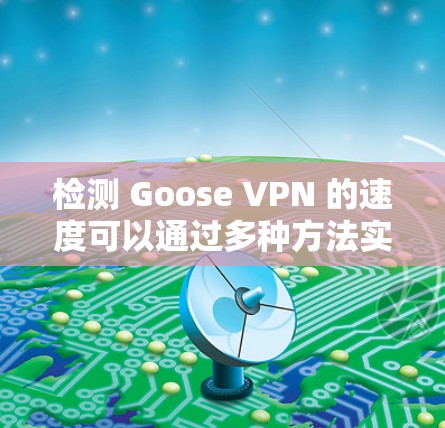 检测 Goose VPN 的速度可以通过多种方法实现，以下是一些常用的方法和步骤