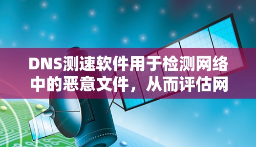 DNS测速软件用于检测网络中的恶意文件，从而评估网络的安全性。以下是使用DNS测速软件的步骤和注意事项