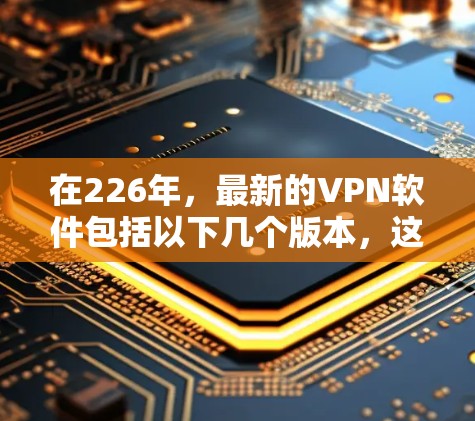 在226年，最新的VPN软件包括以下几个版本，这些版本通常发布在223年之后