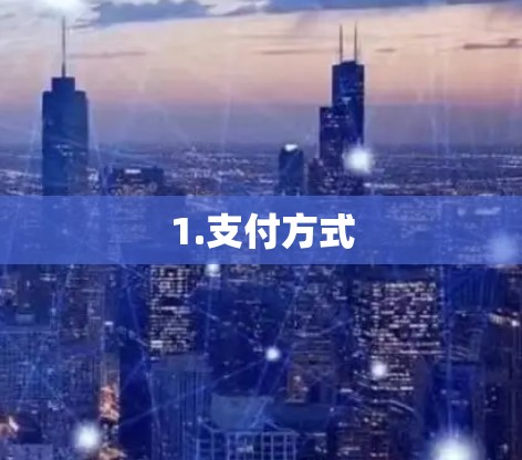 1.支付方式