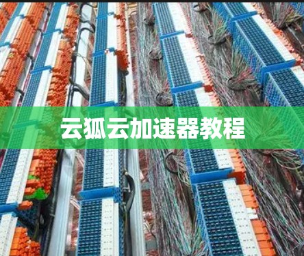 云狐云加速器教程